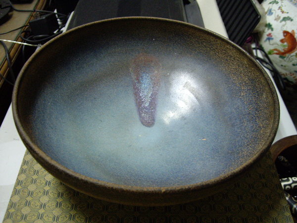 鈞窯天青釉紫斑碗