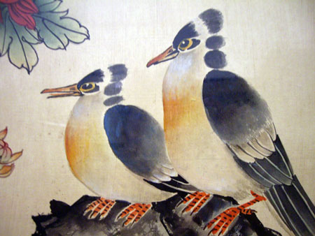 方紀龍：花鳥四屏之二
